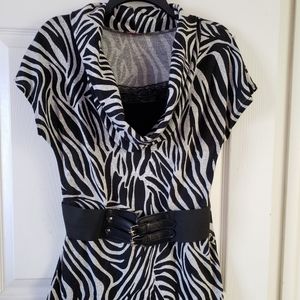 Long Zebra Top